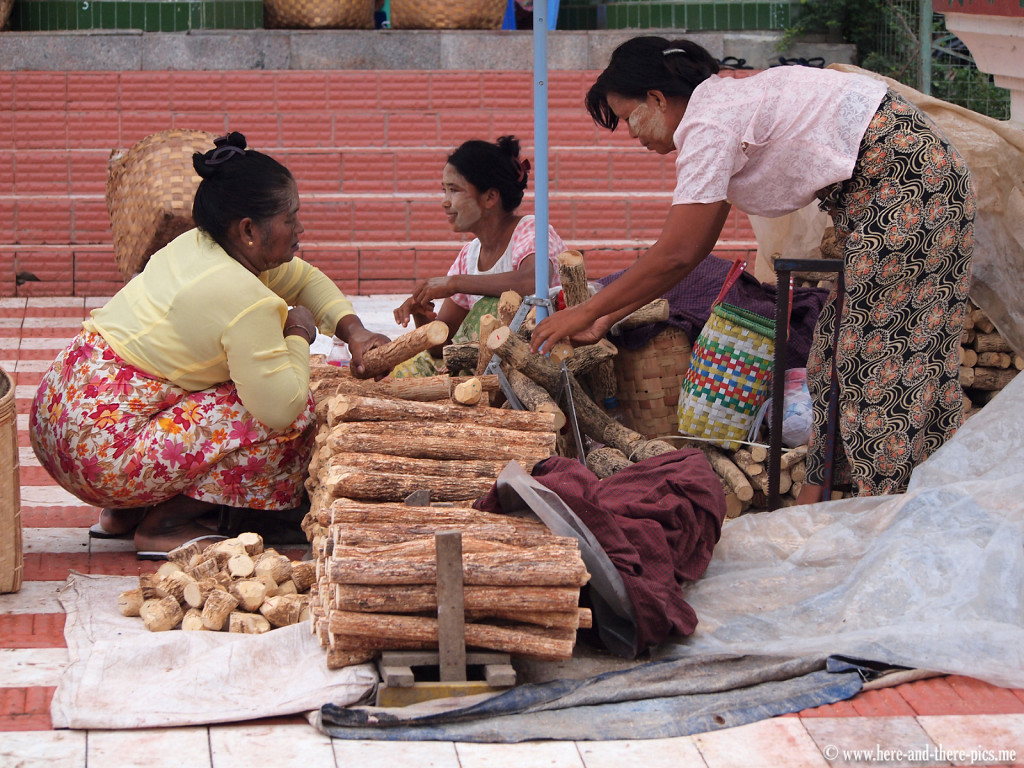 Wood, tanaka, in Mahamuni, Myanmar