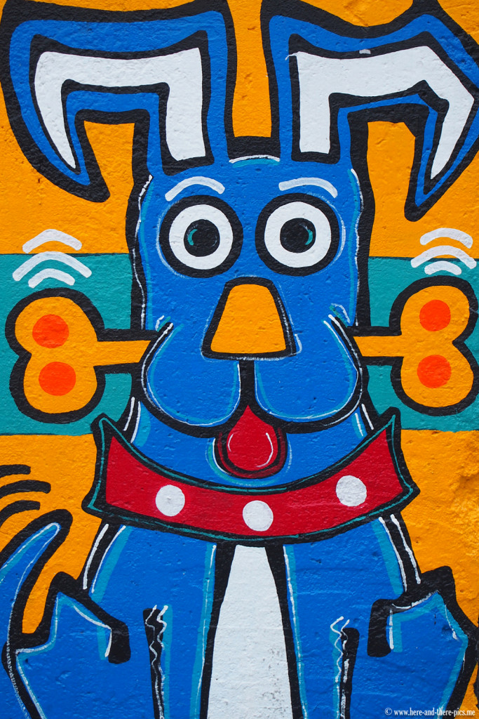 Graffiti on a piece of the Berlin wall