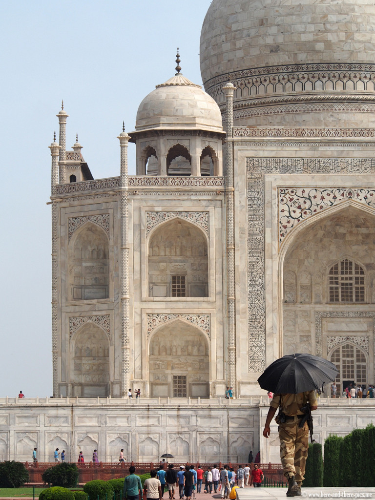 Taj Mahal in the Indian city of Agra